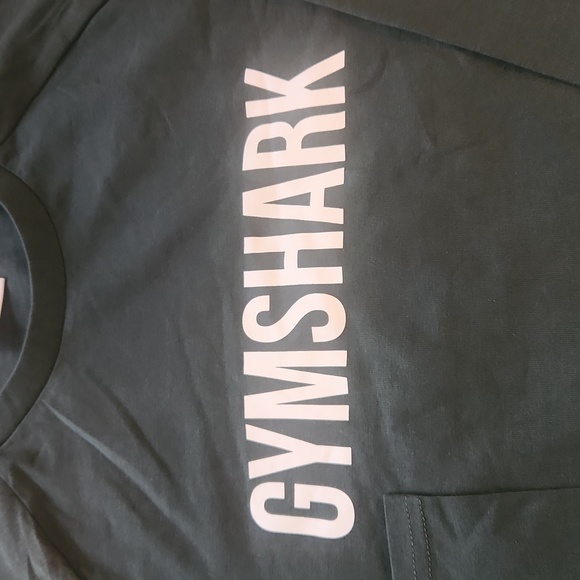 Gymshark Long Sleeve Shirt Size Lg. Forest Green NWT - Picture 2 of 4